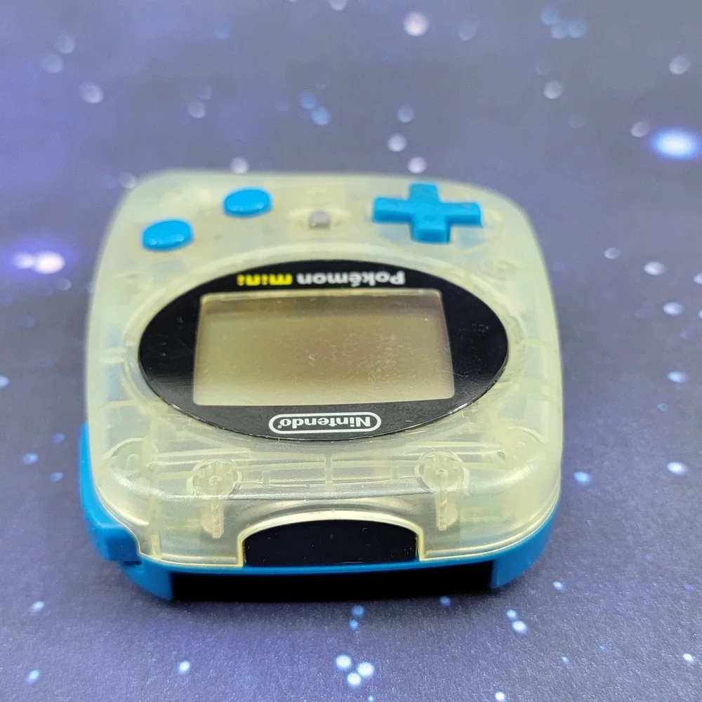 Nintendo Pokemon Mini Handheld Console Wooper Blue MIN-001 For Parts or Repair